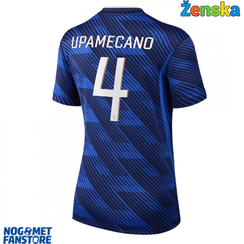 Francuska Dayot Upamecano #4 Domaci Dres za Ženska SP 2026 Kratak Rukav